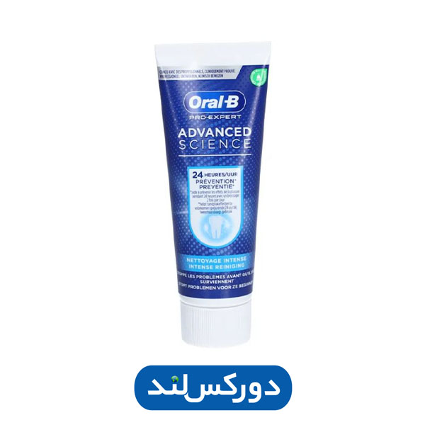خمیردندان اورال بی مدل pro expert با پاک‌کنندگی قوی، ضد پلاک و محافظ مینای دندان