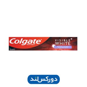 تصویر خمیردندان Colgate Visible White Restore Natural Whiteness حجم ۷۵ میلی‌لیتر